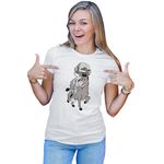 Fashion, accesorii si bijuterii - Femei - Imbracaminte femei - Tricouri si topuri femei - Tricou Femei Ben10 Shrek Donkey Small Monster Master, alb,  marime 2XL - Infinity.ro