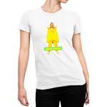 Fashion, accesorii si bijuterii - Femei - Imbracaminte femei - Tricouri si topuri femei - Tricou Femei Billie Eilish Comfy Fashion Artist Pop Music Album, alb,  marime 2XL - Infinity.ro