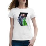 Fashion, accesorii si bijuterii - Femei - Imbracaminte femei - Tricouri si topuri femei - Tricou femei Billie Eilish Emo Pop Music, alb, marime 2XL - Infinity.ro