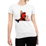 Fashion, accesorii si bijuterii - Femei - Imbracaminte femei - Tricouri si topuri femei - Tricou Femei Billie Eilish Fashion Album Concert Look Teens, alb,  marime 2XL - Infinity.ro