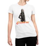 Fashion, accesorii si bijuterii - Femei - Imbracaminte femei - Tricouri si topuri femei - Tricou Femei Claymore Galatea God Eye Demon Sister, alb,  marime 2XL - Infinity.ro