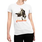Fashion, accesorii si bijuterii - Femei - Imbracaminte femei - Tricouri si topuri femei - Tricou Femei Claymore Galatea Queen Animeeater Cosplay, alb,  marime 2XL - Infinity.ro