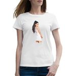 Fashion, accesorii si bijuterii - Femei - Imbracaminte femei - Tricouri si topuri femei - Tricou femei Cloud Merch Ariana Grande Sing, alb, marime 2XL - Infinity.ro