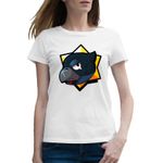 Fashion, accesorii si bijuterii - Femei - Imbracaminte femei - Tricouri si topuri femei - Tricou femei Crow Brawlers Brawl Stars GTA, alb, marime 2XL - Infinity.ro