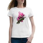 Fashion, accesorii si bijuterii - Femei - Imbracaminte femei - Tricouri si topuri femei - Tricou femei Cuddle Team Leader Fortnite Epic Rifle, alb, marime 2XL - Infinity.ro