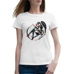 Fashion, accesorii si bijuterii - Femei - Imbracaminte femei - Tricouri si topuri femei - Tricou femei Danganronpa Celestia Ludenberg Ultimate Gambler, alb, marime 2XL - Infinity.ro
