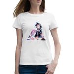 Fashion, accesorii si bijuterii - Femei - Imbracaminte femei - Tricouri si topuri femei - Tricou femei Danganronpa Goodbye Despair Anime, alb, marime 2XL - Infinity.ro