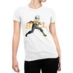 Fashion, accesorii si bijuterii - Femei - Imbracaminte femei - Tricouri si topuri femei - Tricou Femei DanMachi Cranel Bell Sword Weapon Isekai, alb,  marime 2XL - Infinity.ro