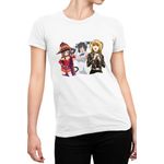 Fashion, accesorii si bijuterii - Femei - Imbracaminte femei - Tricouri si topuri femei - Tricou Femei DanMachi Hestia Konosuba Megumi Death Note Misa, alb,  marime 2XL - Infinity.ro