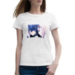 Fashion, accesorii si bijuterii - Femei - Imbracaminte femei - Tricouri si topuri femei - Tricou femei Darling in the FranXX SF Romance Anime, alb, marime 2XL - Infinity.ro
