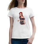 Fashion, accesorii si bijuterii - Femei - Imbracaminte femei - Tricouri si topuri femei - Tricou femei Dead by Daylight Horror Gaming, alb, marime 2XL - Infinity.ro