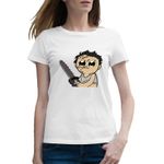 Fashion, accesorii si bijuterii - Femei - Imbracaminte femei - Tricouri si topuri femei - Tricou femei Dead by Daylight Horror Killer, alb, marime 2XL - Infinity.ro