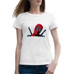 Fashion, accesorii si bijuterii - Femei - Imbracaminte femei - Tricouri si topuri femei - Tricou femei Deadpool Marvel Army Soldat, alb, marime 2XL - Infinity.ro