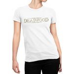 Fashion, accesorii si bijuterii - Femei - Imbracaminte femei - Tricouri si topuri femei - Tricou Femei Deadwood Logo Action Vintage, alb,  marime 2XL - Infinity.ro