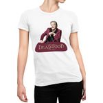 Fashion, accesorii si bijuterii - Femei - Imbracaminte femei - Tricouri si topuri femei - Tricou Femei Deadwood Period Drama, alb,  marime 2XL - Infinity.ro