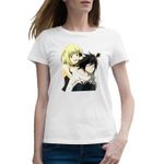 Fashion, accesorii si bijuterii - Femei - Imbracaminte femei - Tricouri si topuri femei - Tricou femei Death Note L Detectiv Misa Amane Codite, alb, marime 2XL - Infinity.ro