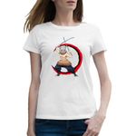 Fashion, accesorii si bijuterii - Femei - Imbracaminte femei - Tricouri si topuri femei - Tricou femei Demon Slayer Inosuke Hashibara Kimetsu no Yaiba, alb, marime 2XL - Infinity.ro