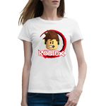 Fashion, accesorii si bijuterii - Femei - Imbracaminte femei - Tricouri si topuri femei - Tricou femei Demon Slayer Roblox Gamer, alb, marime 2XL - Infinity.ro