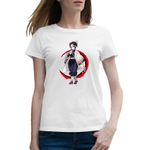 Fashion, accesorii si bijuterii - Femei - Imbracaminte femei - Tricouri si topuri femei - Tricou femei Demon Slayer Shinobu Kocho Japonia, alb, marime 2XL - Infinity.ro