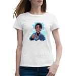Fashion, accesorii si bijuterii - Femei - Imbracaminte femei - Tricouri si topuri femei - Tricou femei Demon Slayer Tanjiro Kamado Fantasy Manga, alb, marime 2XL - Infinity.ro