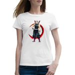 Fashion, accesorii si bijuterii - Femei - Imbracaminte femei - Tricouri si topuri femei - Tricou femei Demon Slayer Tengen Arte Martiale Anime, alb, marime 2XL - Infinity.ro