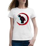 Fashion, accesorii si bijuterii - Femei - Imbracaminte femei - Tricouri si topuri femei - Tricou femei Demon Slayer Tiktok Creator Sing Tik Tok, alb, marime 2XL - Infinity.ro