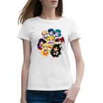 Fashion, accesorii si bijuterii - Femei - Imbracaminte femei - Tricouri si topuri femei - Tricou femei Desene Animate Bebe Sailor Moon, alb, marime 2XL - Infinity.ro
