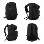 Sport si Outdoor - Articole de voiaj - Rucsacuri - Rucsac Tactic Militar de Supravietuire 28L DEPOX®, Negru, Compartimente Multiple, Sistem MOLLE - Infinity.ro