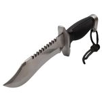 Sport si Outdoor - Camping - Cutite, bricege si accesorii - Cutite si bricege - Cutit tactic cu lama fixa pentru activitati outdoor si supravietuire DEPOX®, otel inoxidabil, 30 cm - Infinity.ro