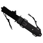 Sport si Outdoor - Camping - Cutite, bricege si accesorii - Cutite si bricege - Cutit tactic cu lama fixa pentru activitati outdoor si supravietuire DEPOX®, otel inoxidabil, 30 cm - Infinity.ro