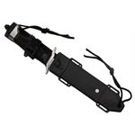 Sport si Outdoor - Camping - Cutite, bricege si accesorii - Cutite si bricege - Cutit tactic cu lama fixa pentru activitati outdoor si supravietuire DEPOX®, otel inoxidabil, 30 cm - Infinity.ro