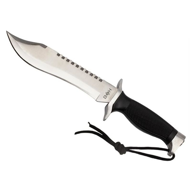 Sport si Outdoor - Camping - Cutite, bricege si accesorii - Cutite si bricege - Cutit tactic cu lama fixa pentru activitati outdoor si supravietuire DEPOX®, otel inoxidabil, 30 cm - Infinity.ro