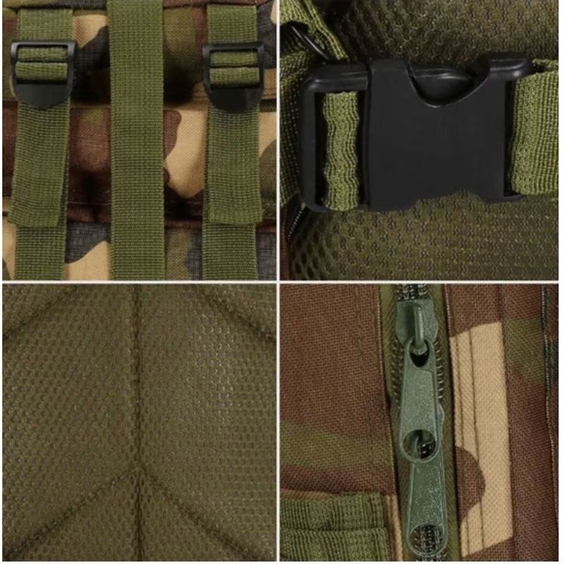 Sport si Outdoor - Articole de voiaj - Rucsacuri - Rucsac Tactic Militar de Supravietuire 28L DEPOX®, Camuflaj, Compartimente Multiple, Sistem MOLLE - Infinity.ro