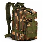 Sport si Outdoor - Articole de voiaj - Rucsacuri - Rucsac Tactic Militar de Supravietuire 28L DEPOX®, Camuflaj, Compartimente Multiple, Sistem MOLLE - Infinity.ro