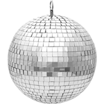 Casa si Gradina - Decoratiuni - Decoratiuni petrecere - Accesorii pentru petrecere - Glob disco motorizat DEPOX®, model oglinzi, 4W, 25 cm, argintiu - Infinity.ro