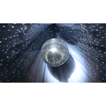 Casa si Gradina - Decoratiuni - Decoratiuni petrecere - Accesorii pentru petrecere - Glob disco motorizat DEPOX®, model oglinzi, 4W, 25 cm, argintiu - Infinity.ro