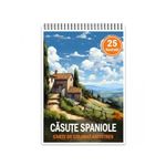 Carti si Birotica - Carti - Carti pentru copii - Carti de colorat - Carte de colorat antistres , 25 de ilustratii Casute Spaniole, 56 pagini, A5 - Infinity.ro