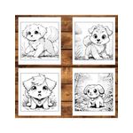 Carti si Birotica - Carti - Carti pentru copii - Carti de colorat - Carte de colorat antistres , 25 de ilustratii Catei Kawaii, 56 pagini, A5 - Infinity.ro