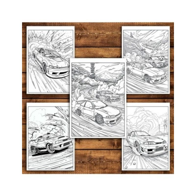 Carti si Birotica - Carti - Carti pentru copii - Carti de colorat - Carte de colorat antistres , 25 de ilustratii Drifturi, 56 pagini, A5 - Infinity.ro
