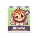 Carti si Birotica - Carti - Carti pentru copii - Carti de colorat - Carte de colorat antistres , 25 de ilustratii Leuti Kawaii, 56 pagini, A5 - Infinity.ro