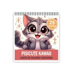 Carti si Birotica - Carti - Carti pentru copii - Carti de colorat - Carte de colorat antistres , 25 de ilustratii Pisicute Kawaii, 56 pagini, A5 - Infinity.ro