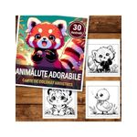 Carti si Birotica - Carti - Carti pentru copii - Carti de colorat - Carte de colorat antistres , 30 de ilustratii Animalute Adorabile, 66 pagini, A5 - Infinity.ro