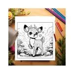 Carti si Birotica - Carti - Carti pentru copii - Carti de colorat - Carte de colorat antistres , 30 de ilustratii Animalute Adorabile, 66 pagini, A5 - Infinity.ro