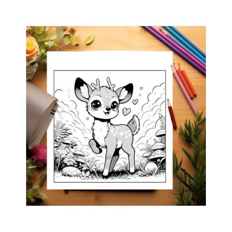 Carti si Birotica - Carti - Carti pentru copii - Carti de colorat - Carte de colorat antistres , 30 de ilustratii Animalute Adorabile, 66 pagini, A5 - Infinity.ro