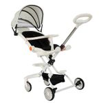 Jucarii, Copii si Bebe - Carucioare si articole de transport - Carucioare - Carucioare sport - Carucior Sport Pliabil KD-2012 Reversibil 360° pentru copii, 6–36 luni, alb - Infinity.ro