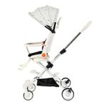 Jucarii, Copii si Bebe - Carucioare si articole de transport - Carucioare - Carucioare sport - Carucior Sport Pliabil KD-2012 Reversibil 360° pentru copii, 6–36 luni, alb - Infinity.ro