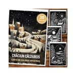 Carti si Birotica - Carti - Carti pentru copii - Carti de colorat - Carte de colorat antistres , 30 de ilustratii Craciun Calduros, 66 pagini, A5 - Infinity.ro