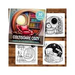 Carti si Birotica - Carti - Carti pentru copii - Carti de colorat - Carte de colorat antistres , 30 de ilustratii Coltisoare Cozy, 66 pagini, A5 - Infinity.ro