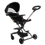 Jucarii, Copii si Bebe - Carucioare si articole de transport - Carucioare - Carucioare sport - Carucior Sport Pliabil KD-2012 Reversibil 360° pentru copii, 6–36 luni, negru - Infinity.ro
