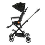 Jucarii, Copii si Bebe - Carucioare si articole de transport - Carucioare - Carucioare sport - Carucior Sport Pliabil KD-2012 Reversibil 360° pentru copii, 6–36 luni, negru - Infinity.ro